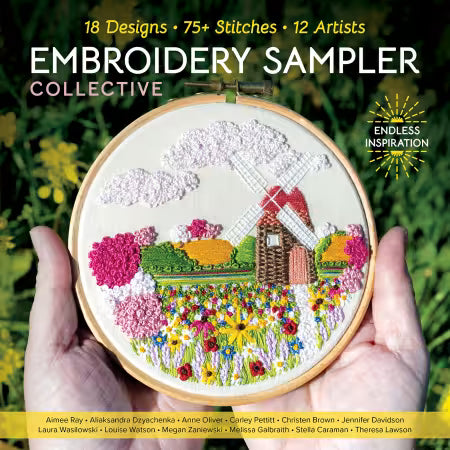 Book: Embroidery Sampler Collective - Black Rabbit Fabric Inc.