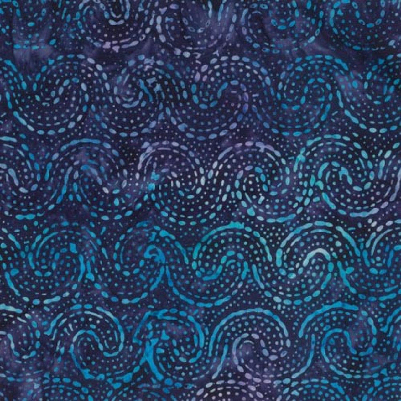 Blank Ocean Mandala Batiks - Tidal Pool