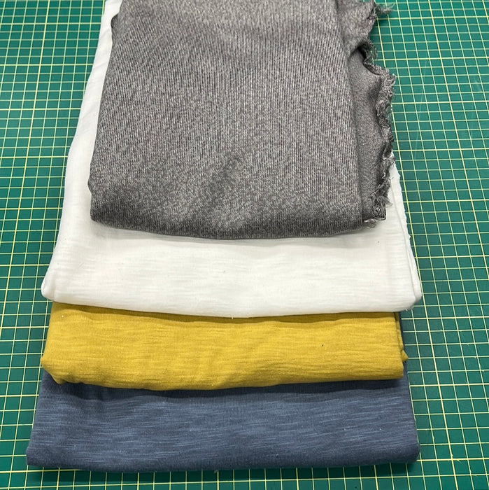 E18 - 2m of Slub and Tencel Modal Sweater Knit - 1/2m cuts
