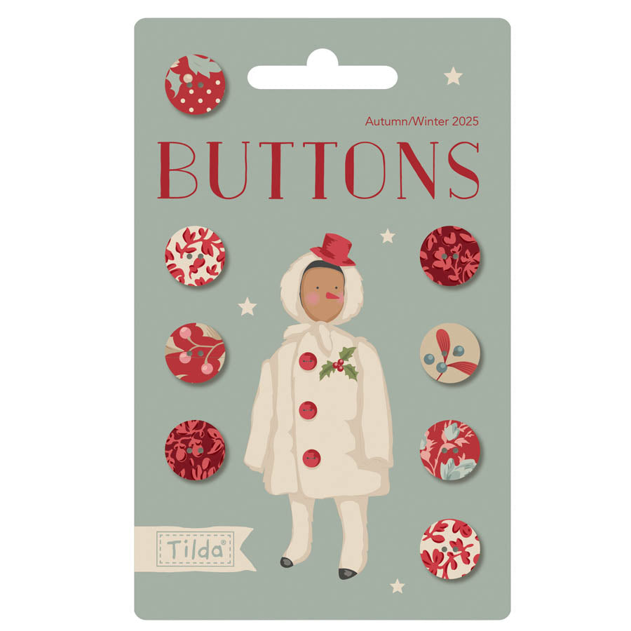 Tilda Merry Little Christmas - Buttons 12mm