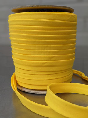 Poly/Cotton Bias 13mm - Bright Yellow
