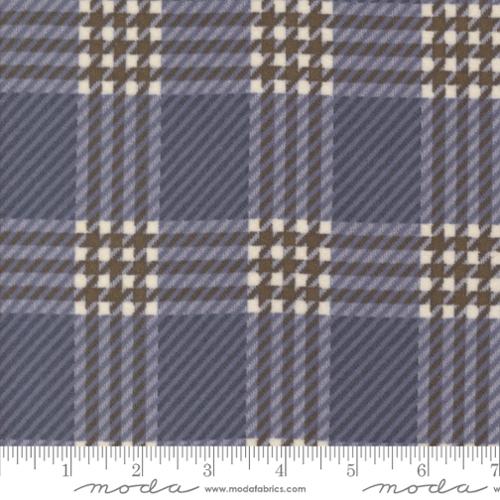 Moda Flannel Prairie Gather Plaid Checks Indigo