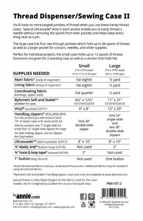 Thread Dispenser / Sewing Case II