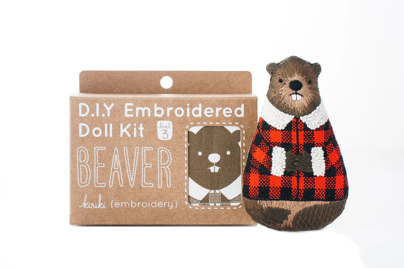 ***PRE-ORDER*** Kiriki Embroidery Kit: Beaver