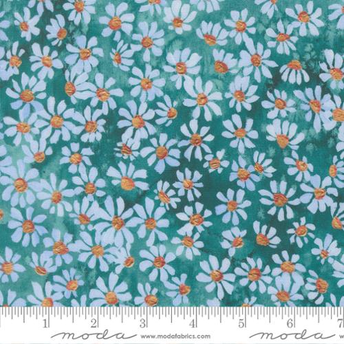 Moda Soulstice Bitty Pretty - Turquoise - Black Rabbit Fabric Inc.