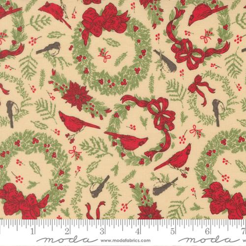 Moda Holiday Cheer Deck the Halls - Natural