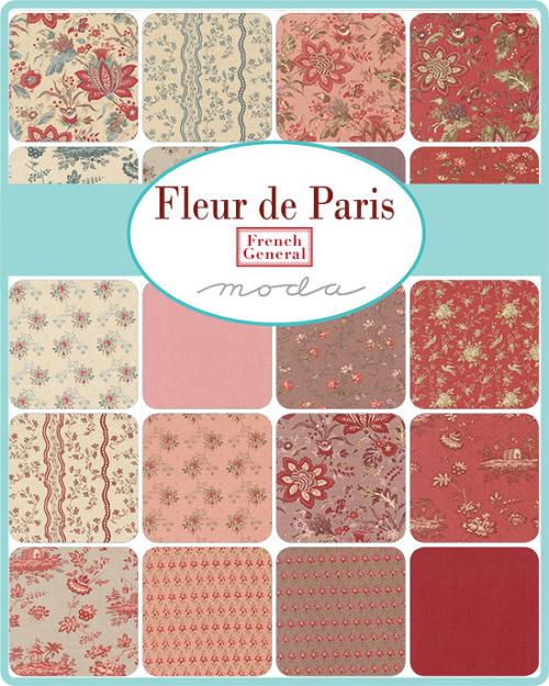 Fat Quarter Bundle: Moda Fleur de Paris 38 pcs