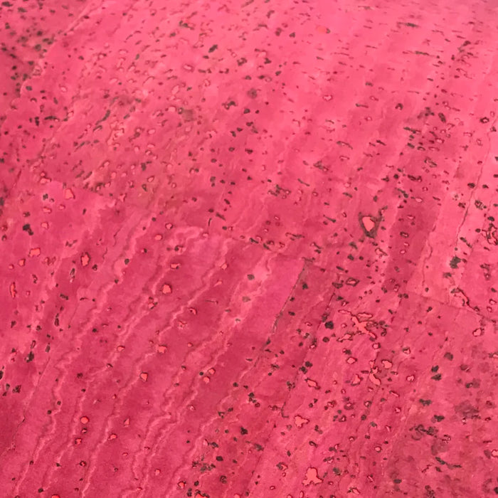 Honeysuckle Pink Cork Fabric
