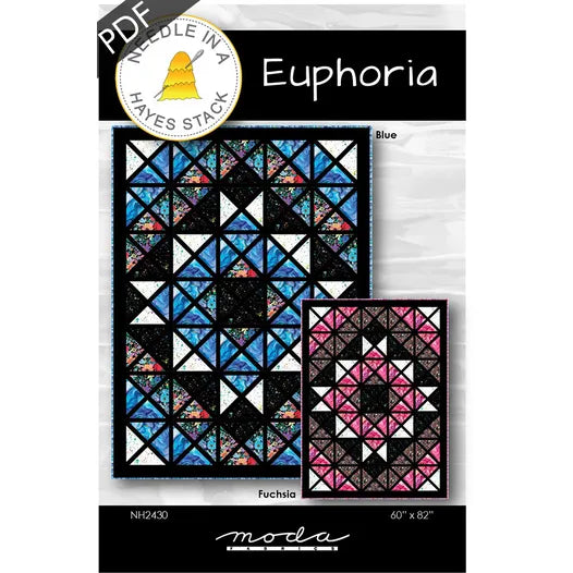 Euphoria - Needle in a Hayes Stack Quilt Pattern
