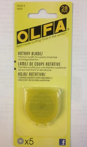 Olfa Replacement Blades For RTY1/G 28mm, 5 Count