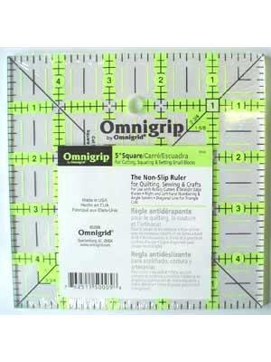 Omnigrip 5'' Non-Slip Square Ruler