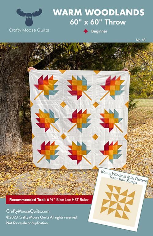 Paper Quilt Pattern - Warm Woodlands