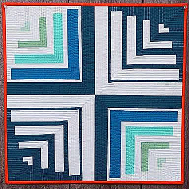 Round Peg, Square Hole Quilt Pattern by Krista Hennebury