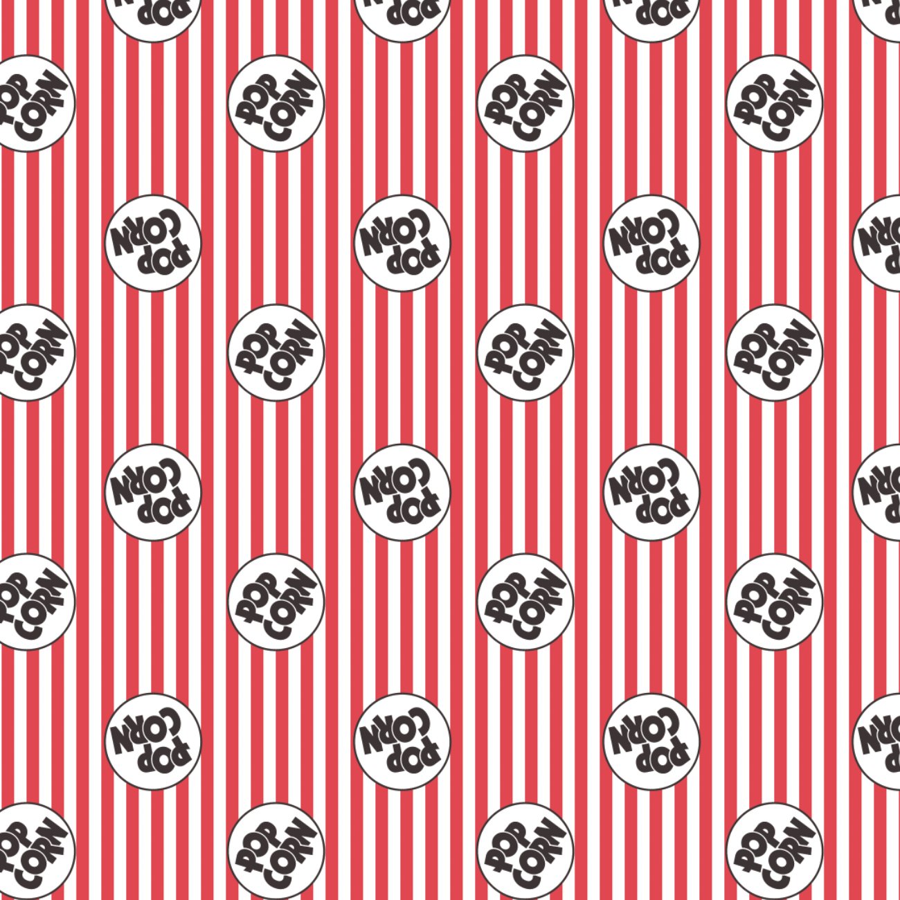 Pop by CDS - Logo on Stripes - Multi 1 meter cuts