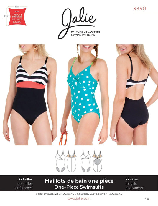 Jalie 3350 - One-Piece Swimsuits