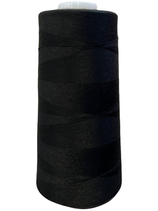Countess Serger Thread, Polyester, 40/2, 2500M - Black