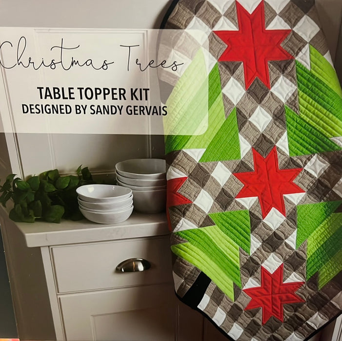 Riley Blake Table Topper Kit - December  - Christmas Trees