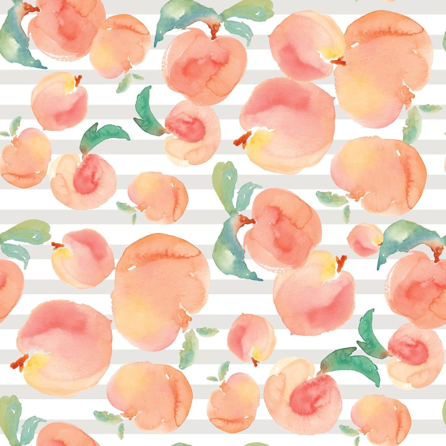 Peaches - Smaller Scale Cotton Woven