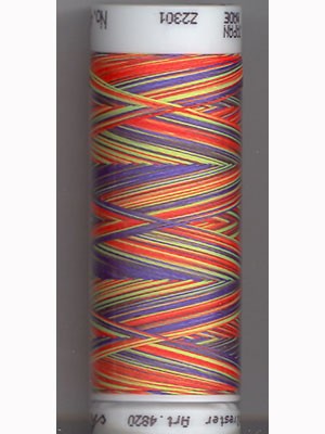Mettler Polysheen Variegated Thread, 200M - 9981