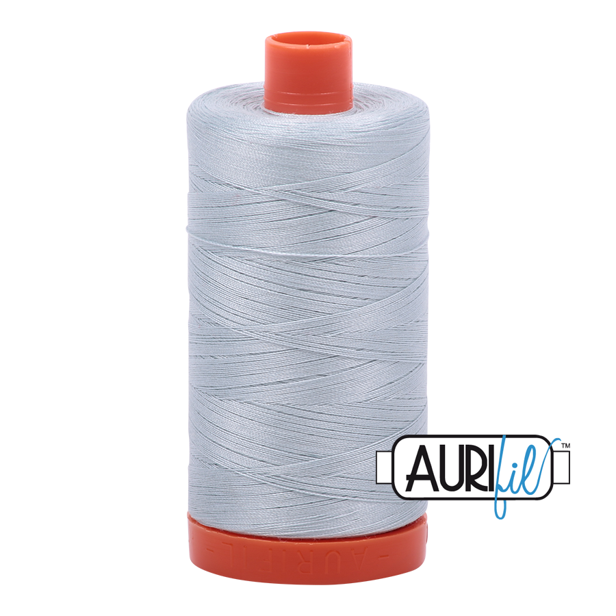 Aurifil Mako Cotton Thread Solid 50wt 1300m Iceberg