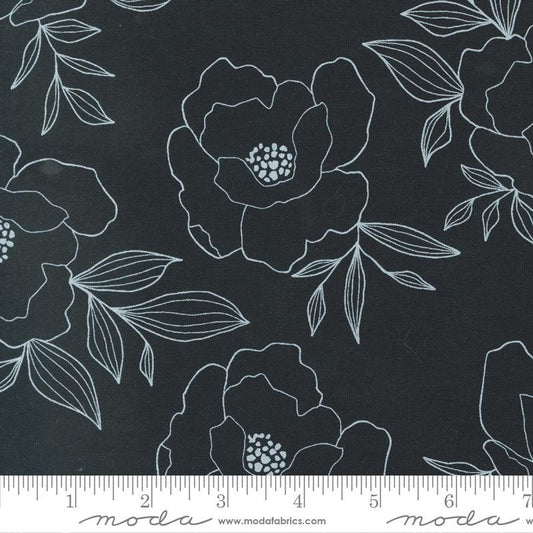 Moda - Gilded - Bold Blossoms - Black