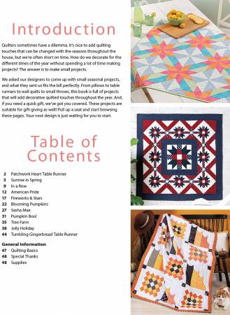 Quilted Projects For All Seasons