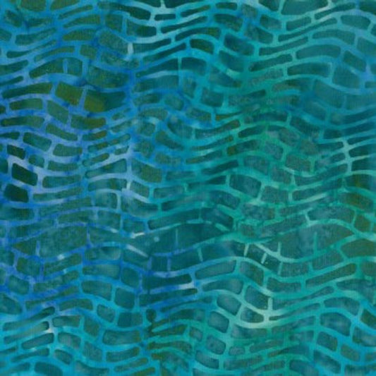 Blank Ocean Mandala Batiks - River Dance