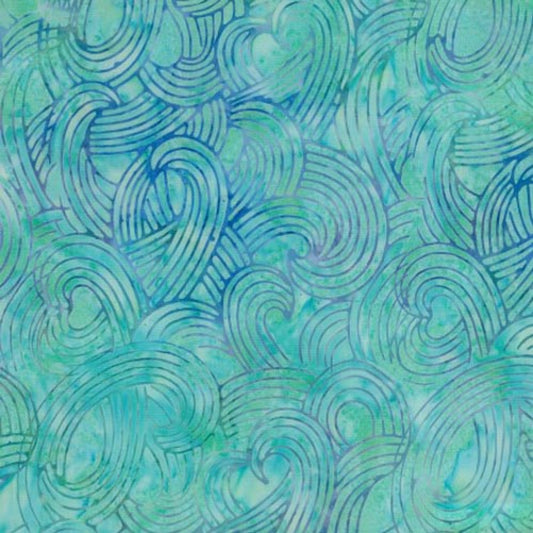 Blank Ocean Mandala Batiks - Surf's Up