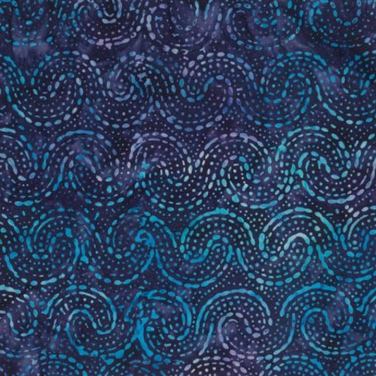 Blank Ocean Mandala Batiks - Tidal Pool