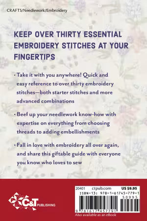 Book: Embroidery Stitching Handy Pocket Guide