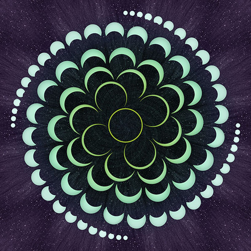 Hoffman Dream Big Eclipse - Aurora Panel 43" x 44"