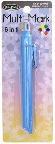Multi Marker 6-in-1 Multi-Colour Mechanical Pencil (Blue)