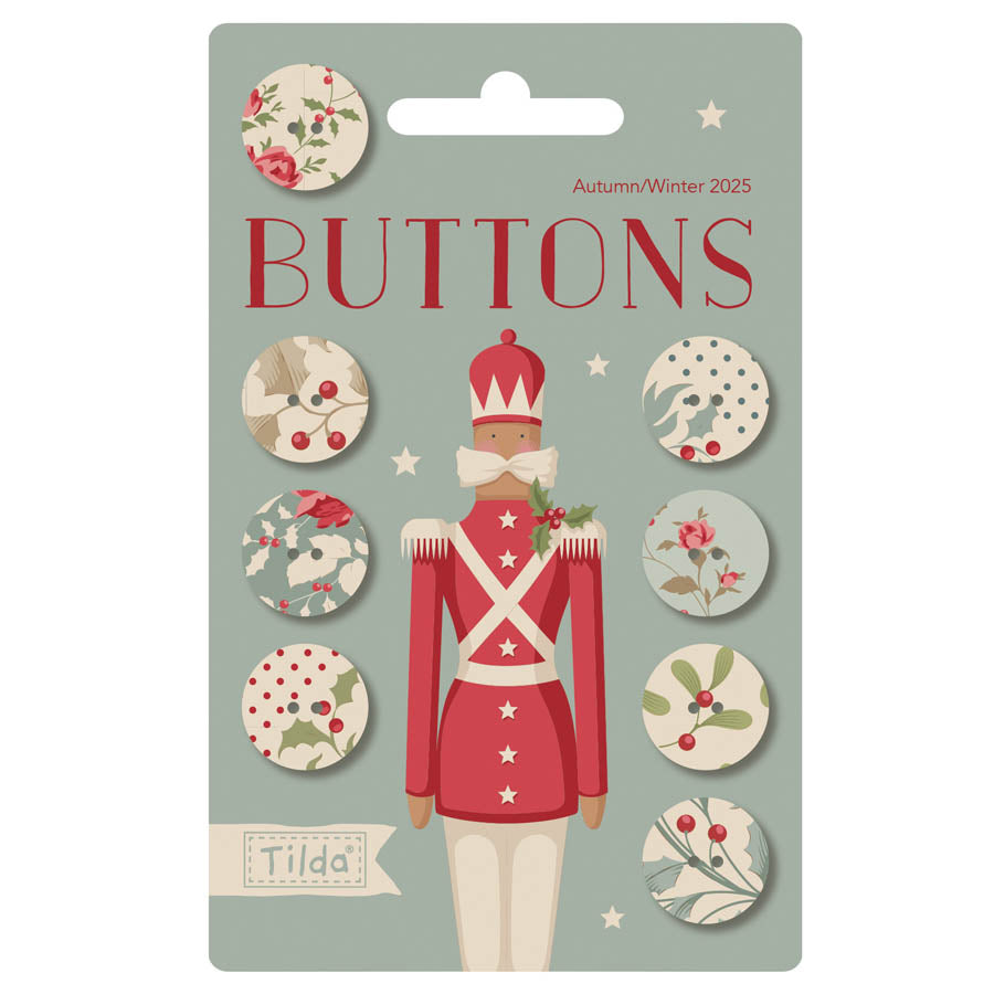 Tilda Merry Little Christmas - Buttons 16mm