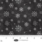 Blank Be Merry & Shine Bright Mini Snowflakes - Charcoal