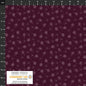 PRE-ORDER Stof The Sweetest Embrace Floral Burst - Purple - Black Rabbit Fabric Inc.
