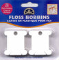 Plastic Floss Bobbin 28ct