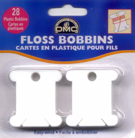 Plastic Floss Bobbin 28ct