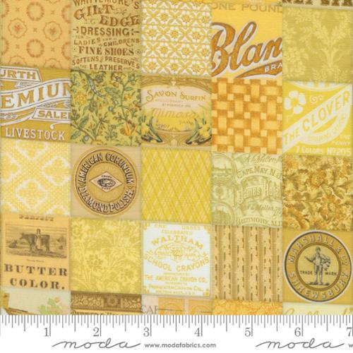 Moda Curated In Colour Patchwork - Yellow 7461-14