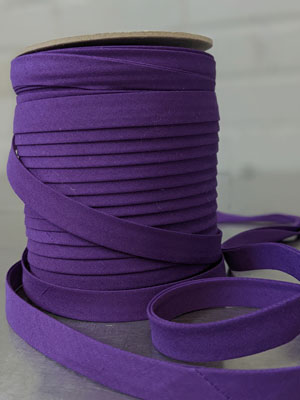 Poly/Cotton Bias 13mm - Purple