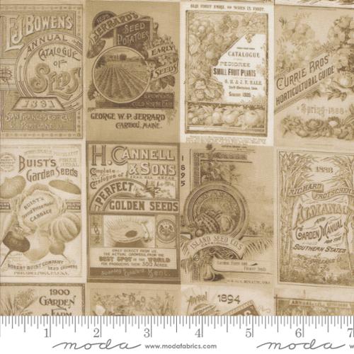 Moda Farm And Garden Seed Packets - Toast