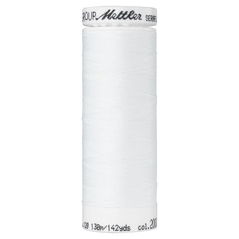 Mettler Seraflex Stretch Elastic Thread - White 2000