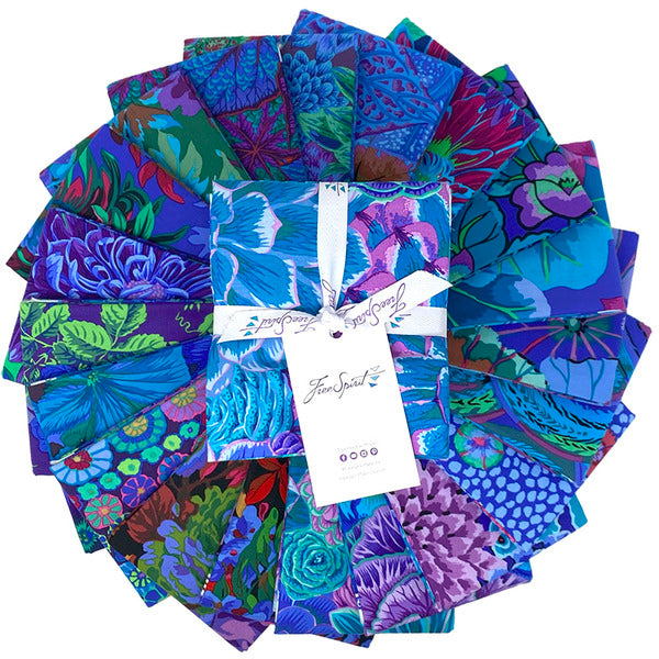 Kaffe Fassett Half Yard Bundle in Sew Blue