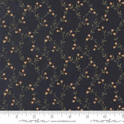 PRE-ORDER Moda Quail Run Creeping Vine - Indigo - Black Rabbit Fabric Inc.