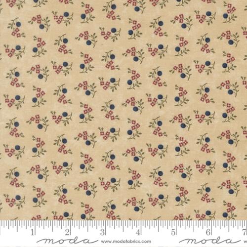 PRE-ORDER Moda Quail Run Blooms and Berries - Tan