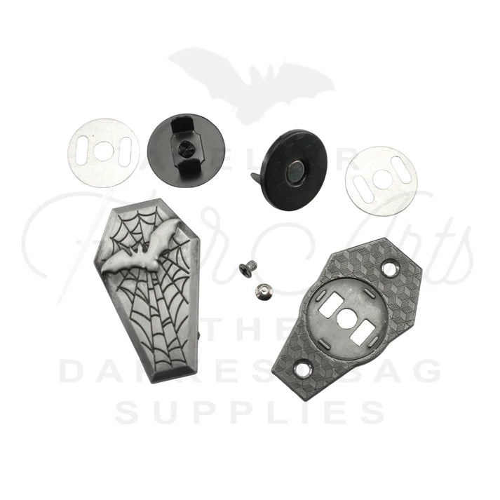Atelier Bat Coffin Magnetic Snaps