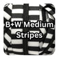 Atelier #5 Zipper - Stripes - Black Teeth