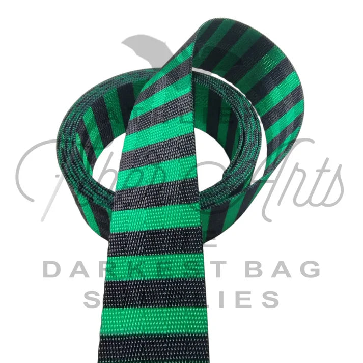 Atelier Webbing - Black Stripes - 25mm (1in)