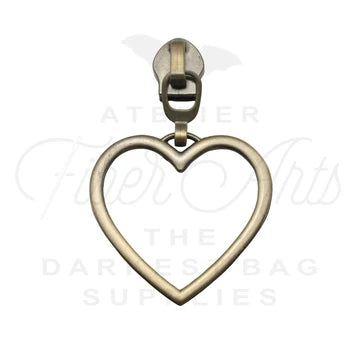 Atelier #5 Large Heart Zipper Pulls