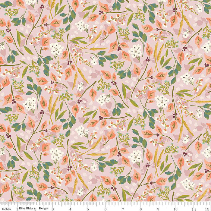 RB - Blossom Lane Floral Branches Pink