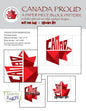 Paper Quilt Pattern - Canada Proud FPP Quilt Pattern